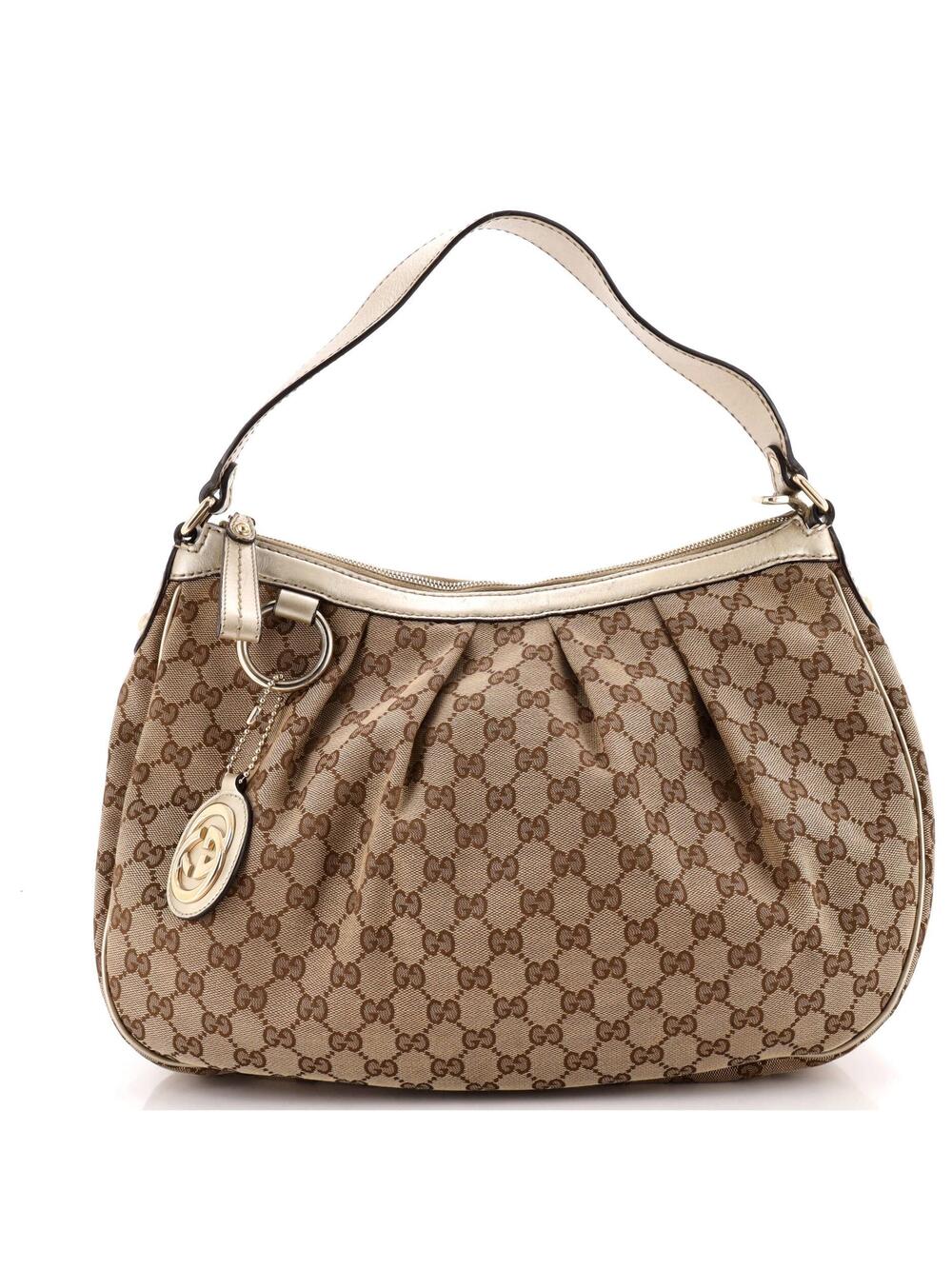 Gucci Sukey Hobo Gg Canvas With Leather #324351G83B